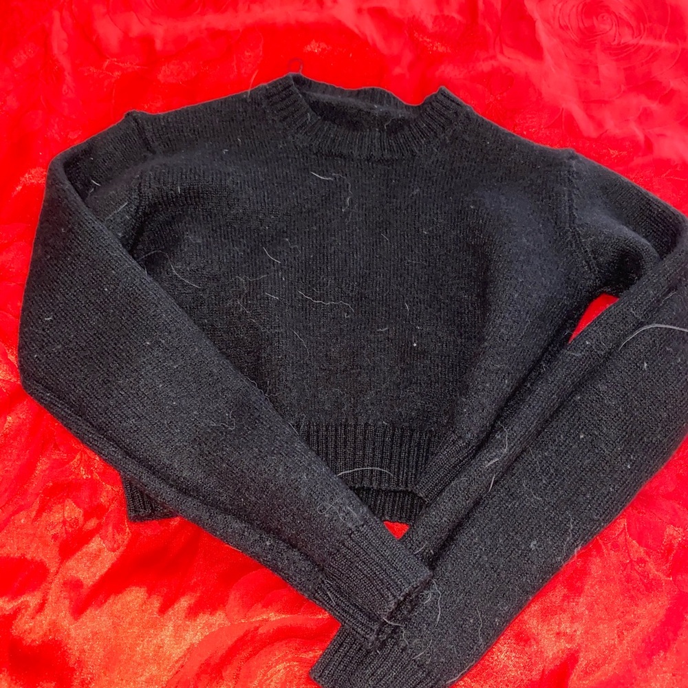 Wool crop top